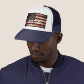 1776 アメリカ国旗 愛国 トラッカー ハット (インサイチュ)