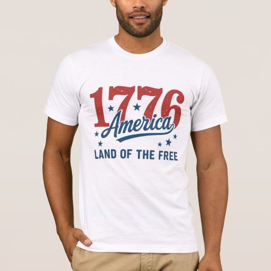 1776 アメリカ建国250周年記念 Tシャツ (正面)