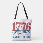 1776 アメリカ建国250周年 トートバッグ (裏面)