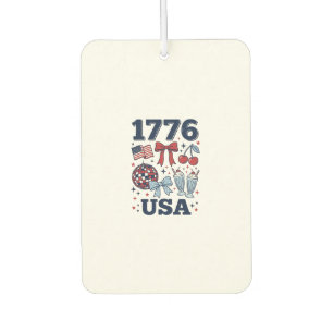 1776 アメリカ愛国クォケットベクターデザイン_1 カーエアーフレッシュナー