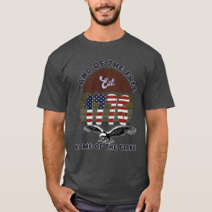 1776 アメリカ愛国主義Tシャツ Tシャツ