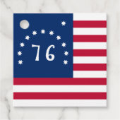 1776 アメリカ独立戦争ベニントンの旗 フェイバータグ (正面)