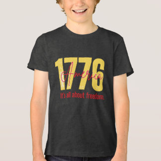 1776 アメリカ - それは全て自由についてです トライブレンドTシャツ