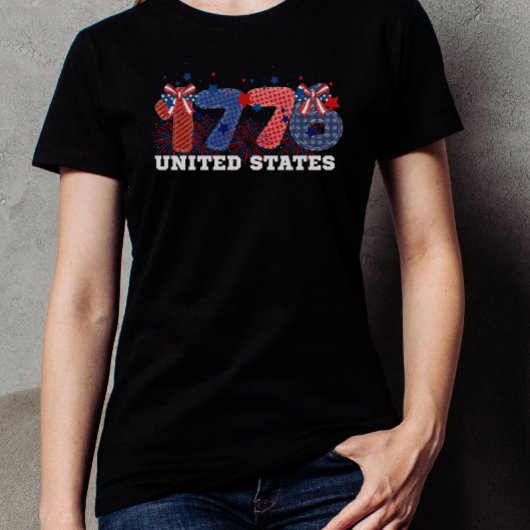 1776 アメリカ 愛国主義 7月4日 Tシャツ