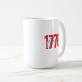 1776 アメリカ 独立記念日  コーヒーマグカップ (正面右)