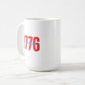 1776 アメリカ 独立記念日  コーヒーマグカップ (正面左)