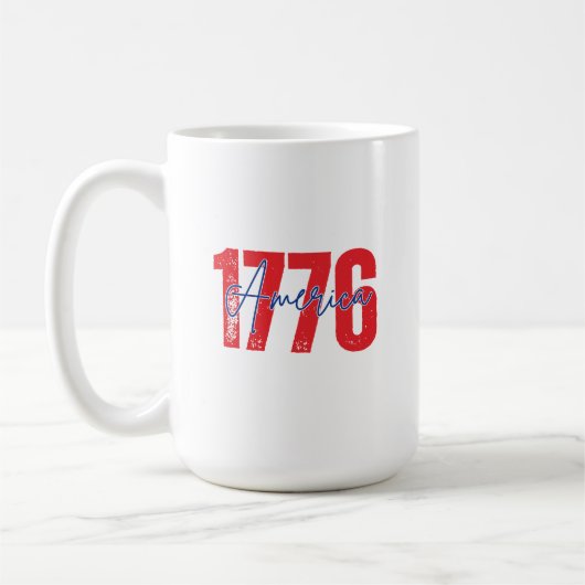 1776 アメリカ 独立記念日  コーヒーマグカップ (左)