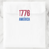 1776 アメリカ 独立250周年 歴史的自由 スクエアシール (バッグ)