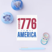 1776 アメリカ 独立250周年 歴史的自由 チラシ (シングル)