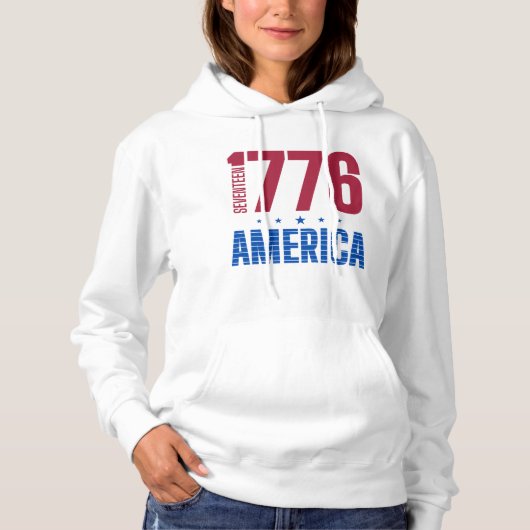 1776 アメリカ 独立250周年 歴史的自由 パーカ (正面)