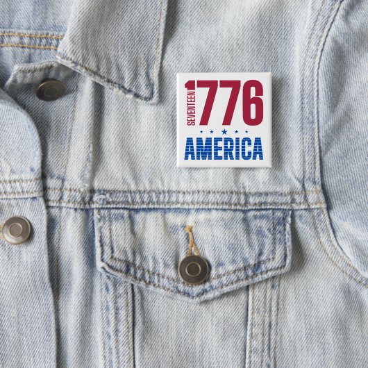 1776 アメリカ 独立250周年 歴史的自由 缶バッジ (インサイチュ)