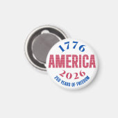1776 アメリカ 2026 アメリカ自由250周年 マグネット (正面/裏面)