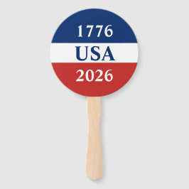 1776 アメリカ 2026 レッド ホワイト ブルー 愛国心 ハンドファン