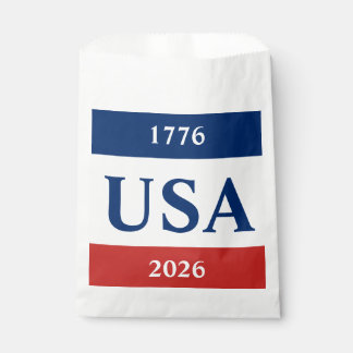 1776 アメリカ 2026 レッド ホワイト ブルー 愛国 フェイバーバッグ