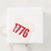 「1776 アメリカ」250周年記念ソフトアイボリー7月4日  フェイバータグ (インサイチュ)