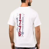 1776 アメリカ 250年 自由のために Tシャツ (裏面)