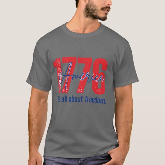 1776 アメリカ Tシャツ (正面)