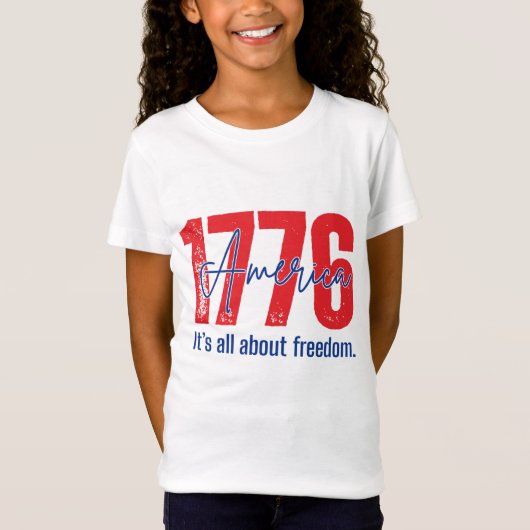 1776 アメリカ Tシャツ (正面)
