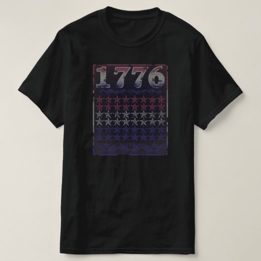 1776 スターTシャツ Tシャツ (デザイン正面)