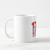 1776 フリーด้ムの精神 4th of July コーヒーマグカップ (左)