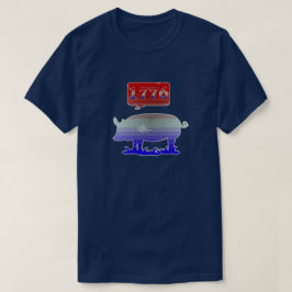 1776 独立の子豚 Tシャツ