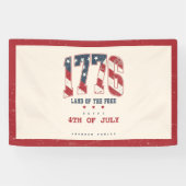 1776 独立記念日 パトリオティック 横断幕 (横)