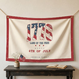 1776 独立記念日 パトリオティック 横断幕
