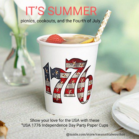 1776 独立記念日 ペーパークリーナー 紙コップ