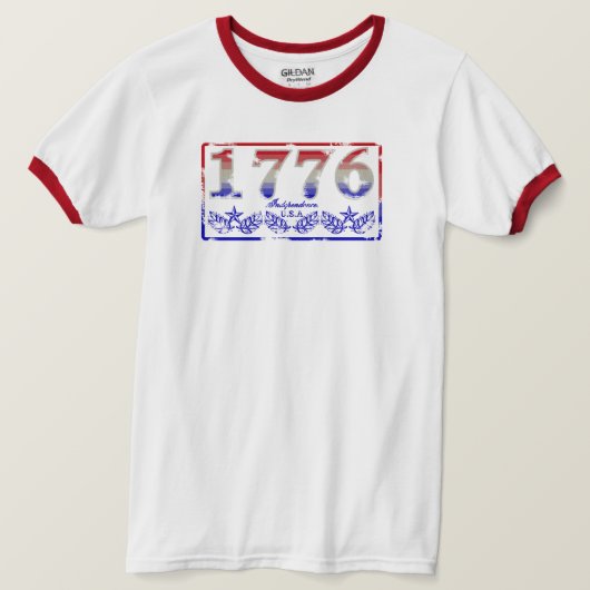 1776 独立 Tシャツ (デザイン正面)