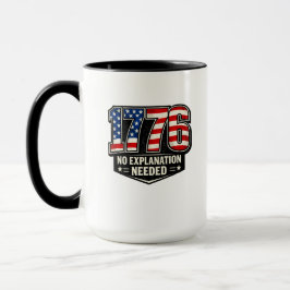 1776 説明不要 アメリカ国旗 愛国主義 マグカップ
