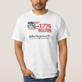 1776 → 17億7600万Tシャツ - 一体何があったのか? Tシャツ (正面)