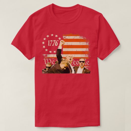 1776 2024年以来の戦闘 Tシャツ (デザイン正面)