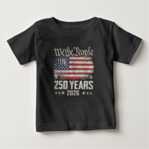 1776–2026愛国セミクワインクセンテニアル グラフィック ベビーTシャツ