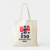 1776–2026 アメリカ建国記念250周年 トートバッグ (裏面)