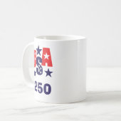 1776–2026 アメリカ建国記念 コーヒーマグカップ (正面左)