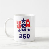 1776–2026 アメリカ建国記念 コーヒーマグカップ (左)