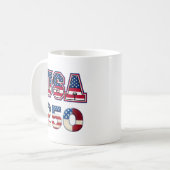1776–2026 アメリカ建国記念 コーヒーマグカップ (正面左)