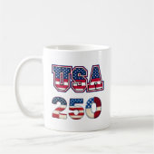 1776–2026 アメリカ建国記念 コーヒーマグカップ (左)