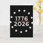 1776 2026 アメリカ建国250周年 ベッツィ・ロス アメリカ国旗 4t カード (黄色い花)