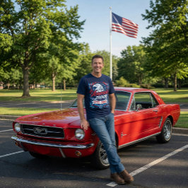 1776-2026 アメリカ建国250周年 ヴィンテージ愛国 Tシャツ