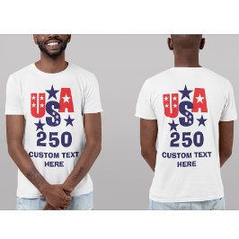 1776–2026 アメリカ独立250周年記念パトリオティックUSA Tシャツ