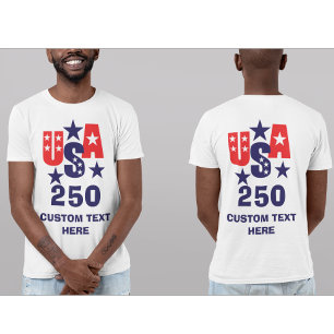 1776–2026 アメリカ独立250周年記念パトリオティックUSA Tシャツ