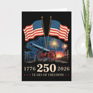 1776 2026 アメリカ独立250周年記念 カード