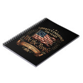 1776-2026 アメリカ独立250周年記念 ノートブック (左側)