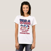 1776–2026 アメリカ独立250周年記念 パトリオティック Tシャツ (正面フル)