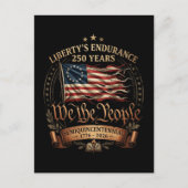 1776-2026 アメリカ独立250周年記念 ポストカード (正面)