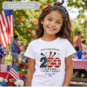 1776-2026 アメリカ独立250周年 キッズTシャツ Tシャツ
