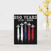 1776-2026 アメリカ生誕250周年記念 カード (黄色い花)