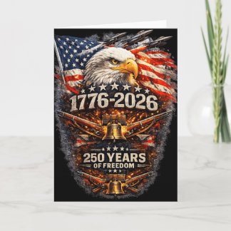 1776-2026 イーグル アメリカ独立250周年 パトリオット アメリカン カード