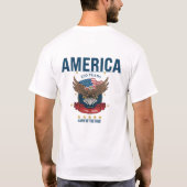 1776 2026 | 建国250周年 赤 白 青 Tシャツ (裏面)